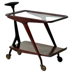 Italian Midcentury Modern Drinks Trolley Or Bar Cart By Gianfranco Frattini