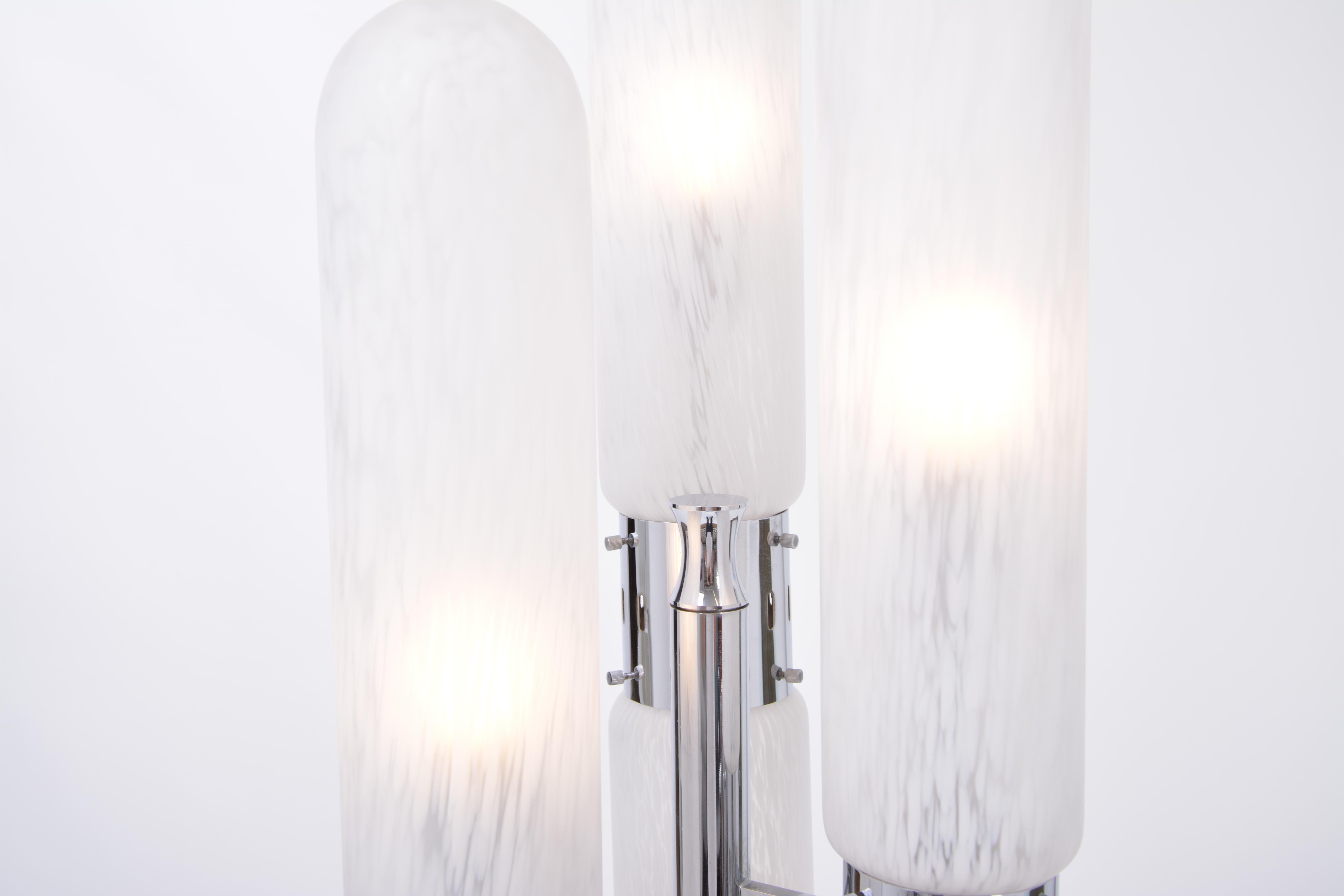 Italian Mid-Century Modern Murano Glass Floor Lamp by Aldo Nason for Mazzega For Sale 2