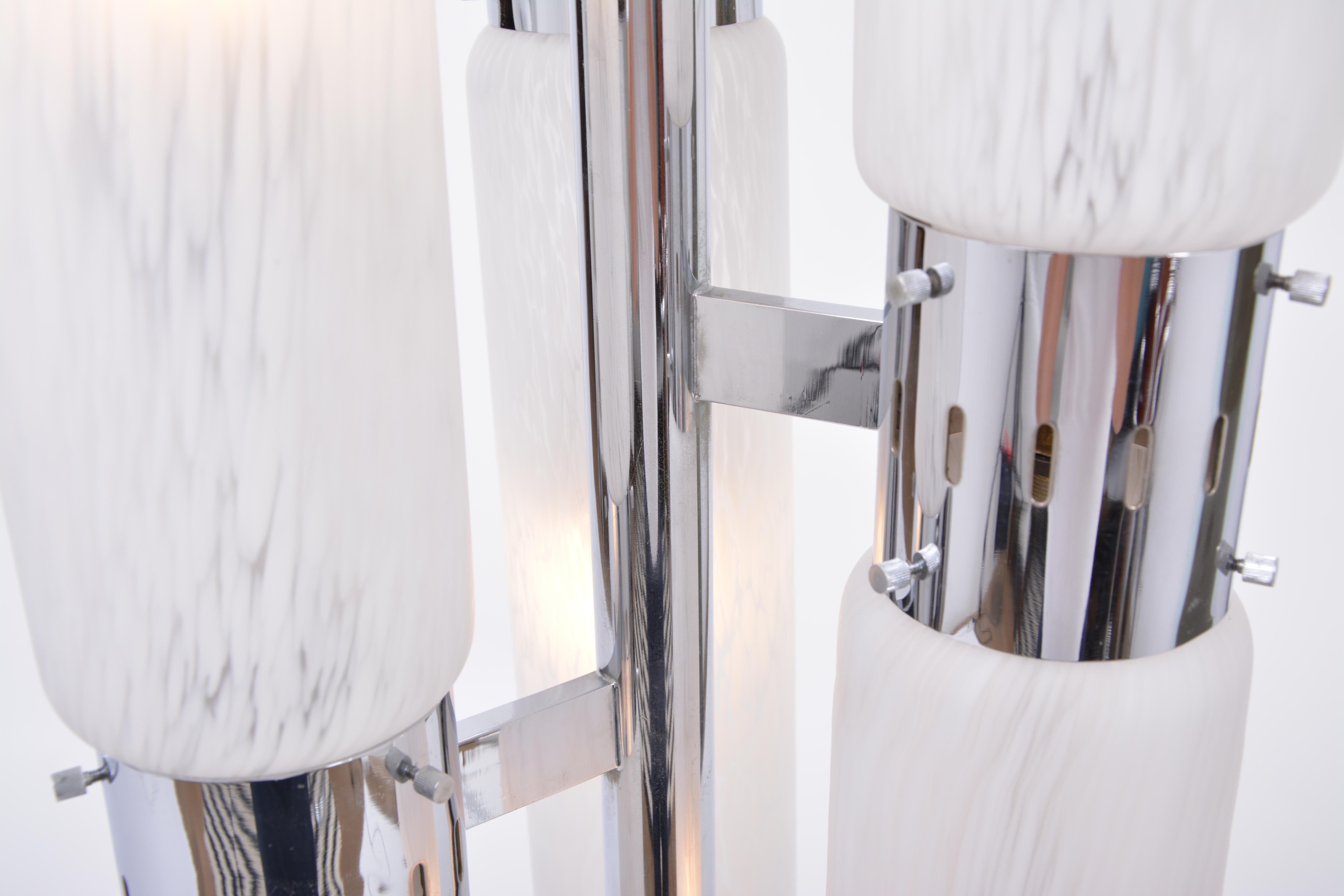 Italian Mid-Century Modern Murano Glass Floor Lamp by Aldo Nason for Mazzega For Sale 3