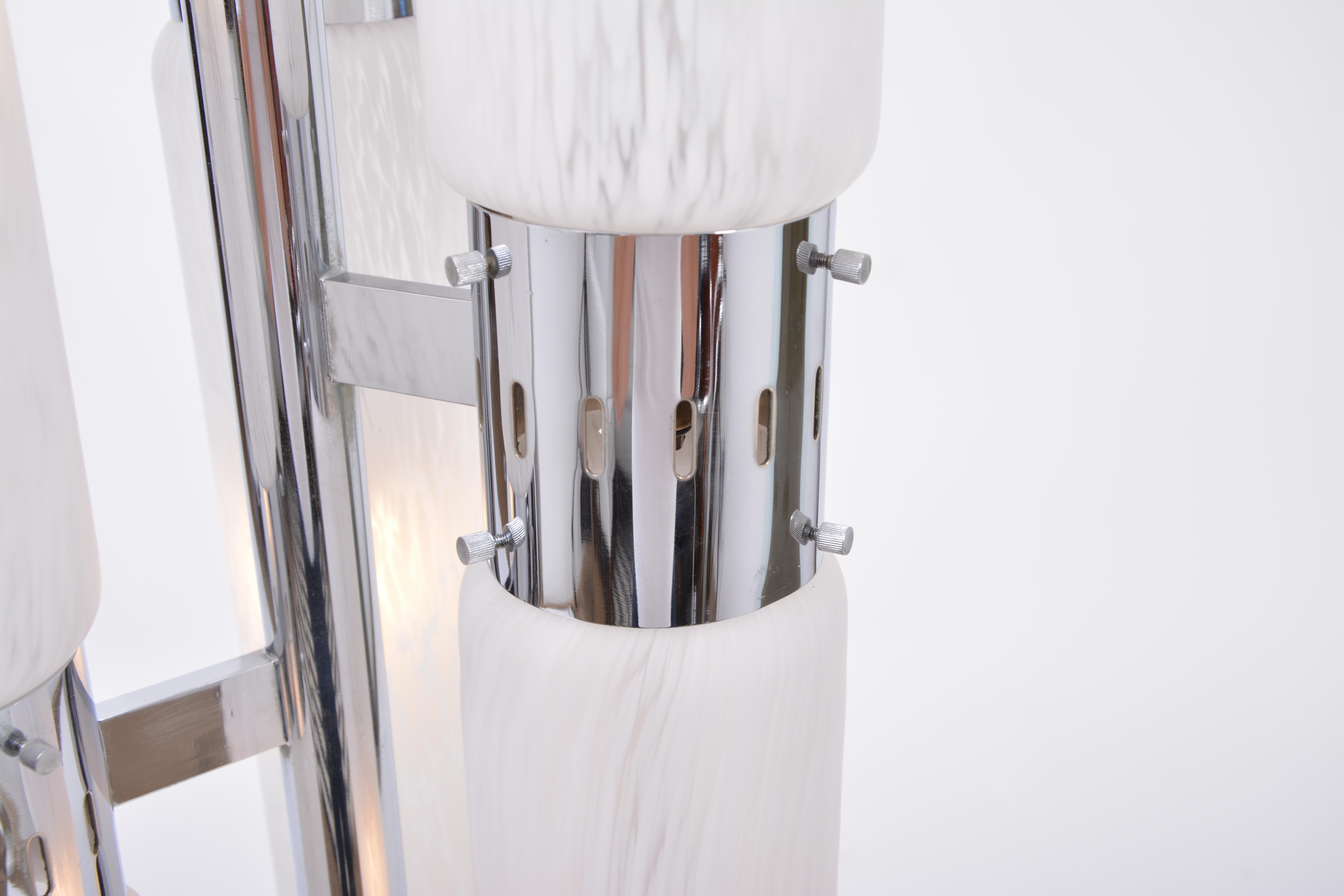 Italian Mid-Century Modern Murano Glass Floor Lamp by Aldo Nason for Mazzega For Sale 4