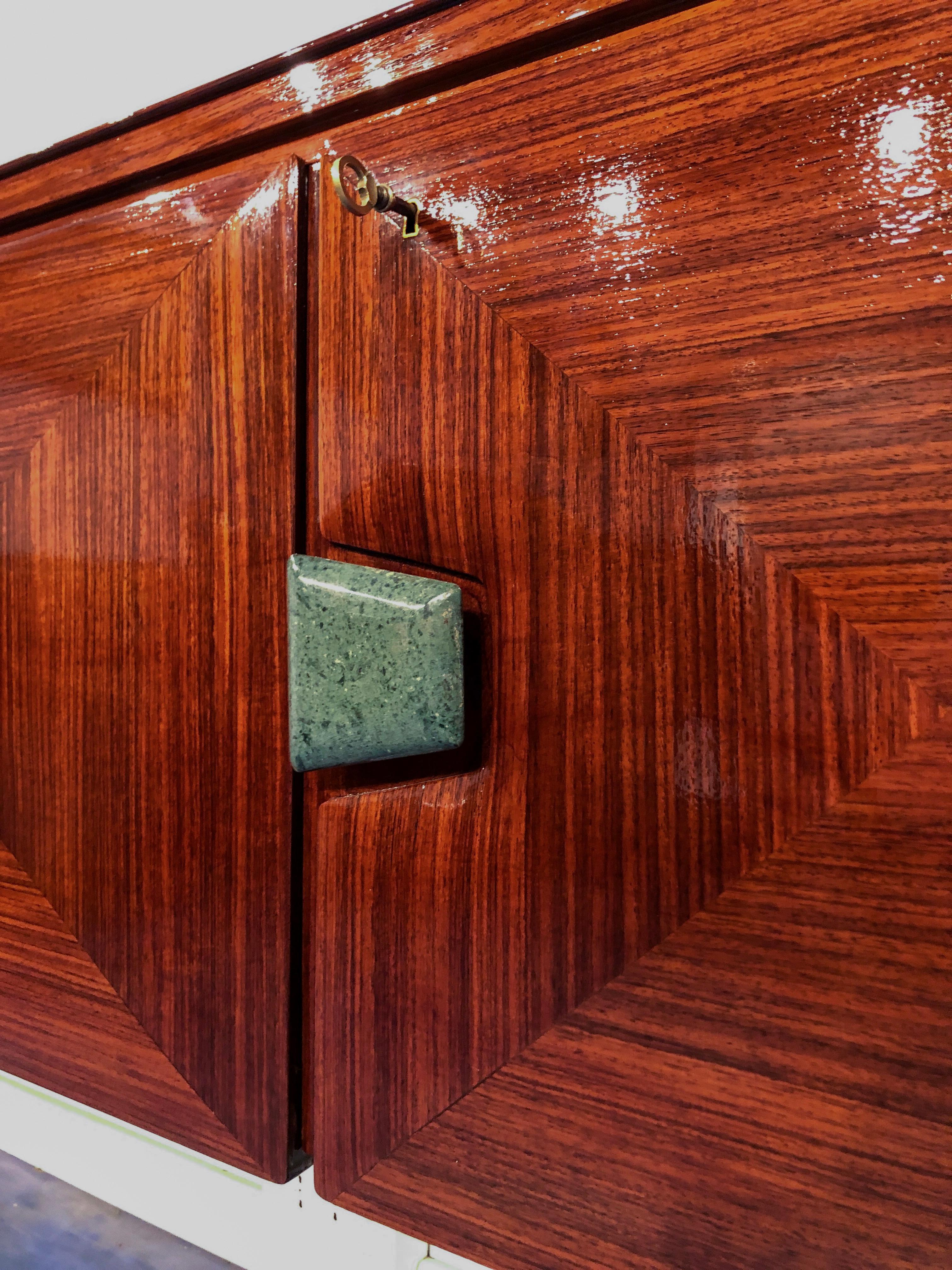 Italian Mid-Century Modern Rosewood Sideboard by Vittorio & Plinio Dassi, 1950s 5