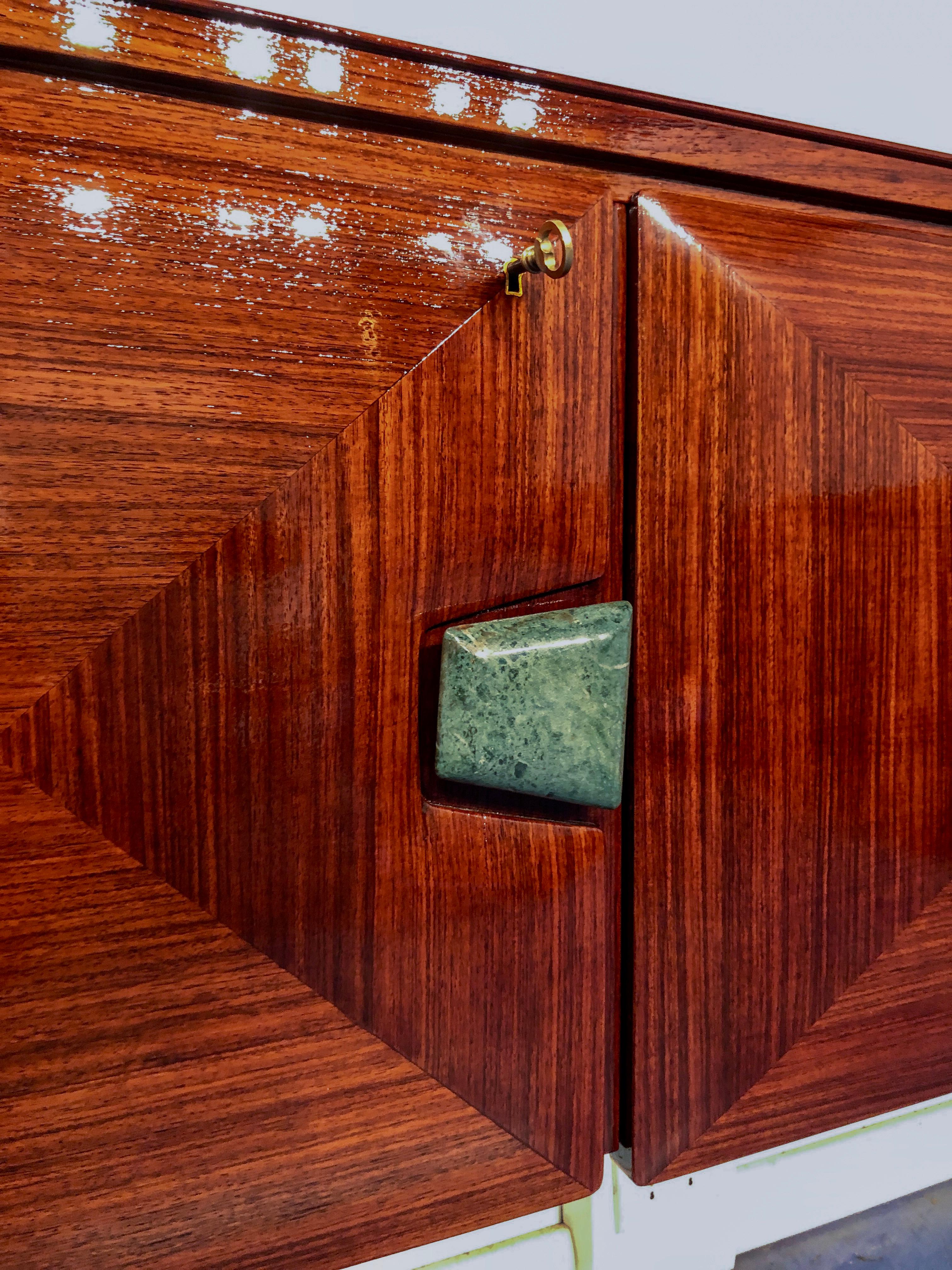 Italian Mid-Century Modern Rosewood Sideboard by Vittorio & Plinio Dassi, 1950s 6