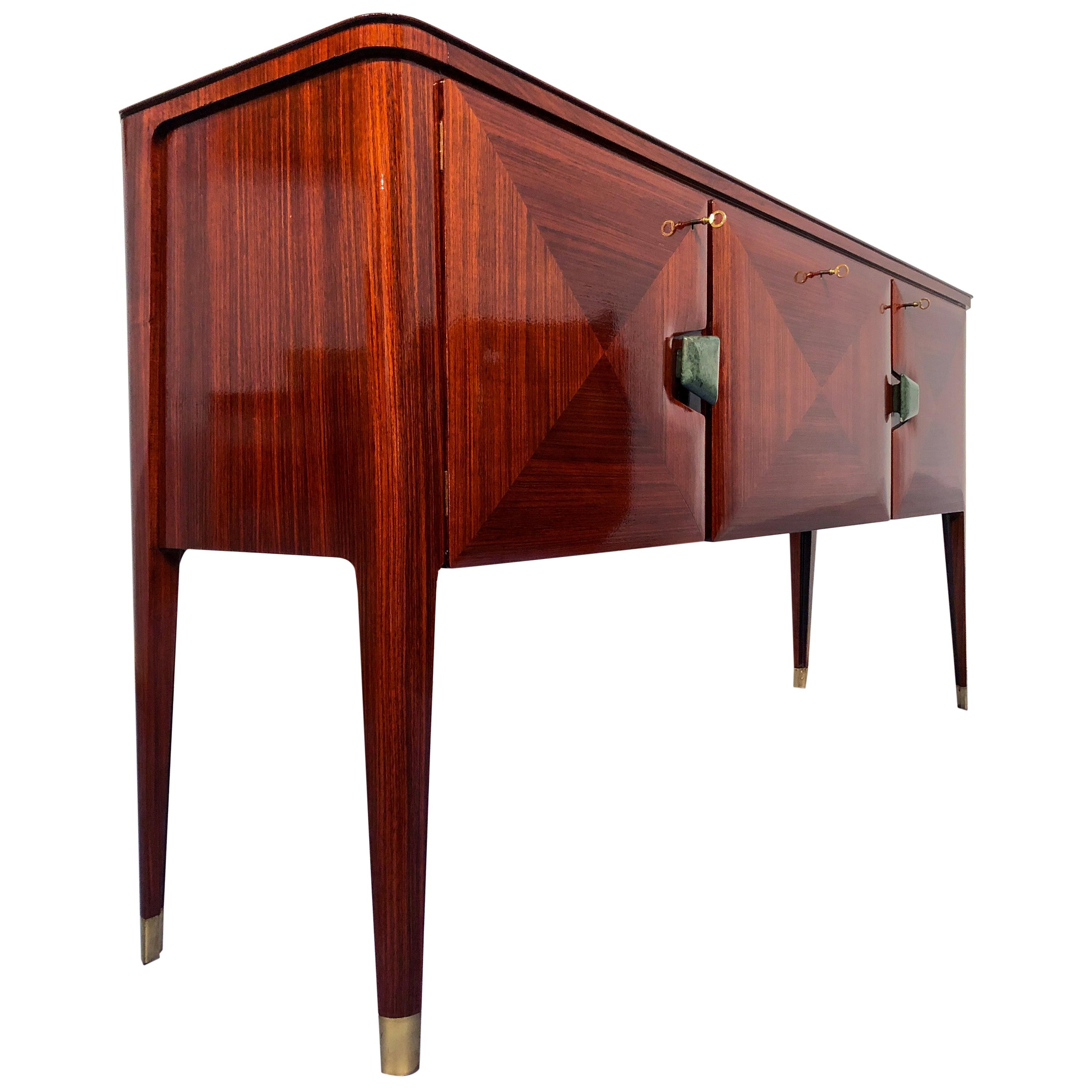 Italian Mid-Century Modern Rosewood Sideboard by Vittorio & Plinio Dassi, 1950s