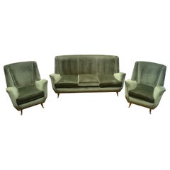 Divano italiano del Midcentury Modern di ISA, 1955