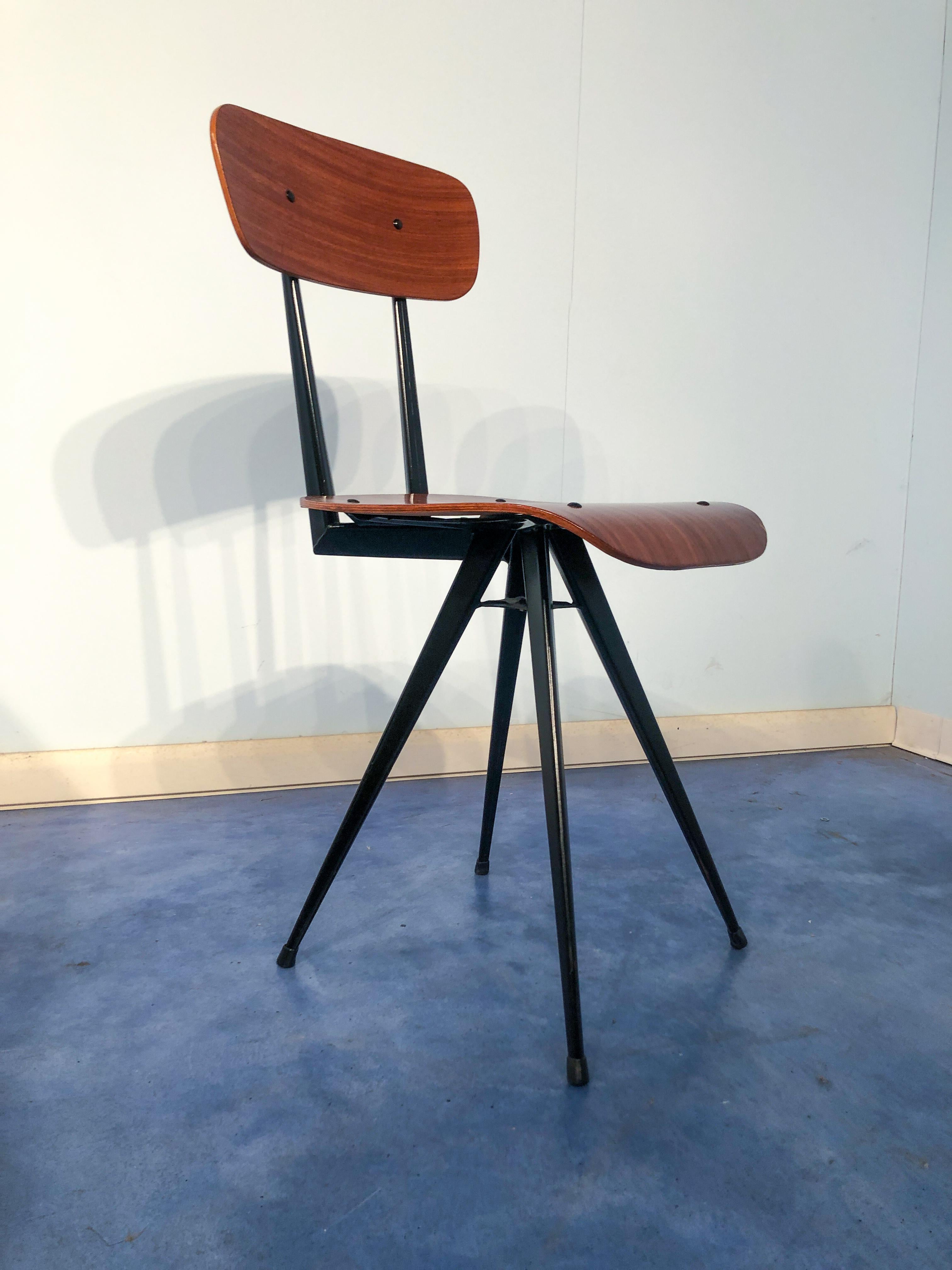 Italian Mid-Century Modern Teak Desk with Chair, 1950s 13