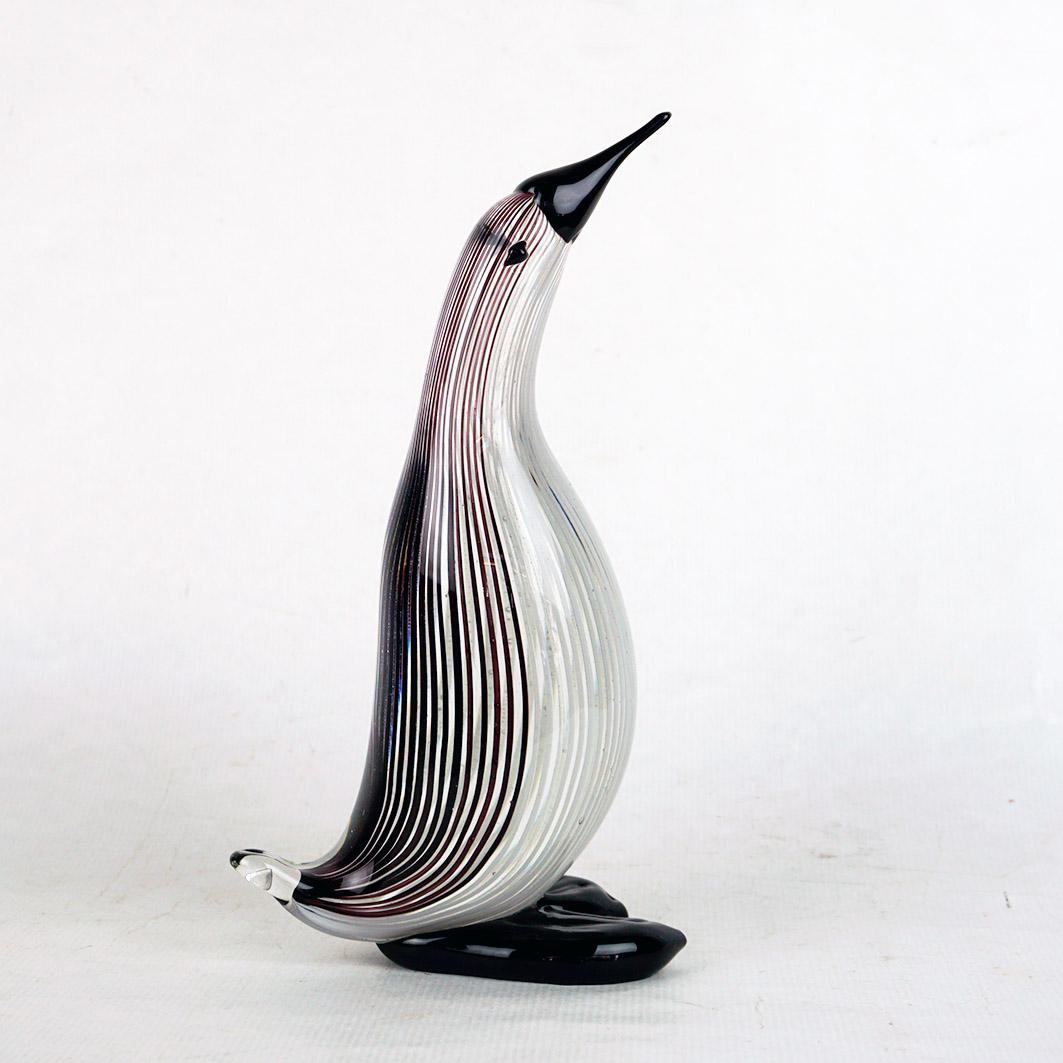 Italian Midcentury Murano Glass Bird by Dino Martens for Aureliano Toso  1