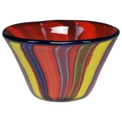 Italian Midcentury Murano Glass Bowl, 1950s