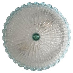 Italienische Einbauleuchte aus Murano-Glas aus der Mitte des Jahrhunderts, 1970er Jahre