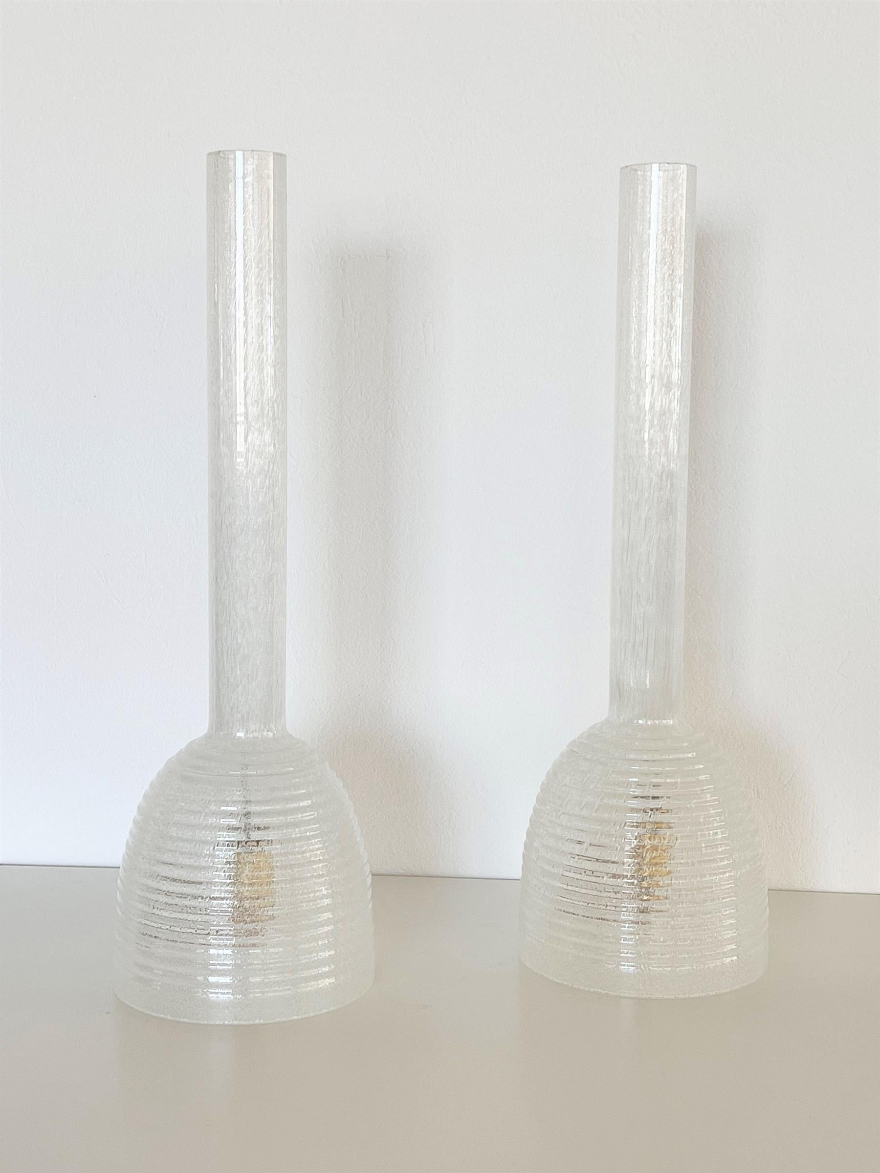 Italian Mid-Century Murano Glass Table Lamps by Carlo Nason for Mazzega, 1970s For Sale 4