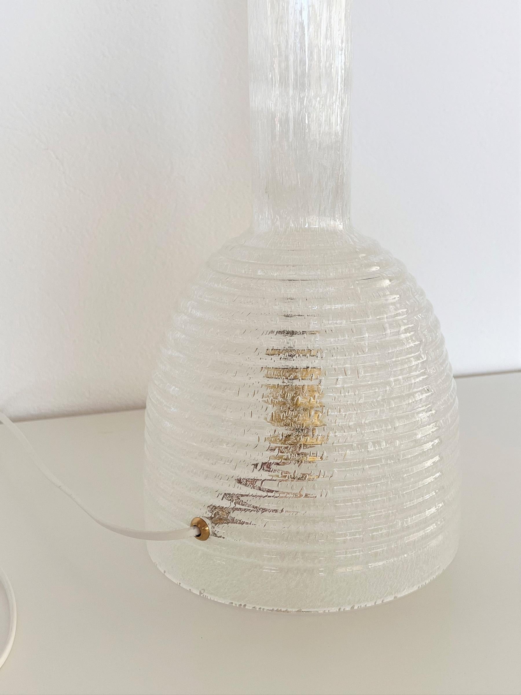 Italian Mid-Century Murano Glass Table Lamps by Carlo Nason for Mazzega, 1970s For Sale 1