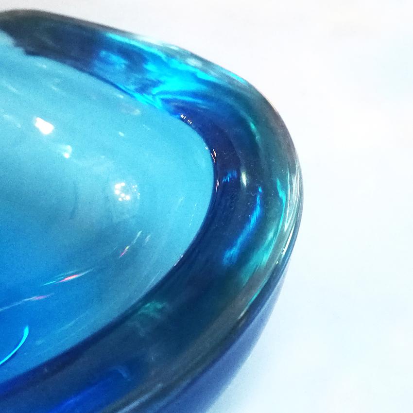 Italiano Vaso in vetro di Murano della serie Sommersi, anni '50, Italia del Medioevo in vendita