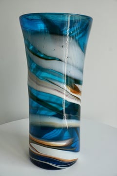 Italienische Murano-Vase aus der Jahrhundertmitte, 1970er Jahre