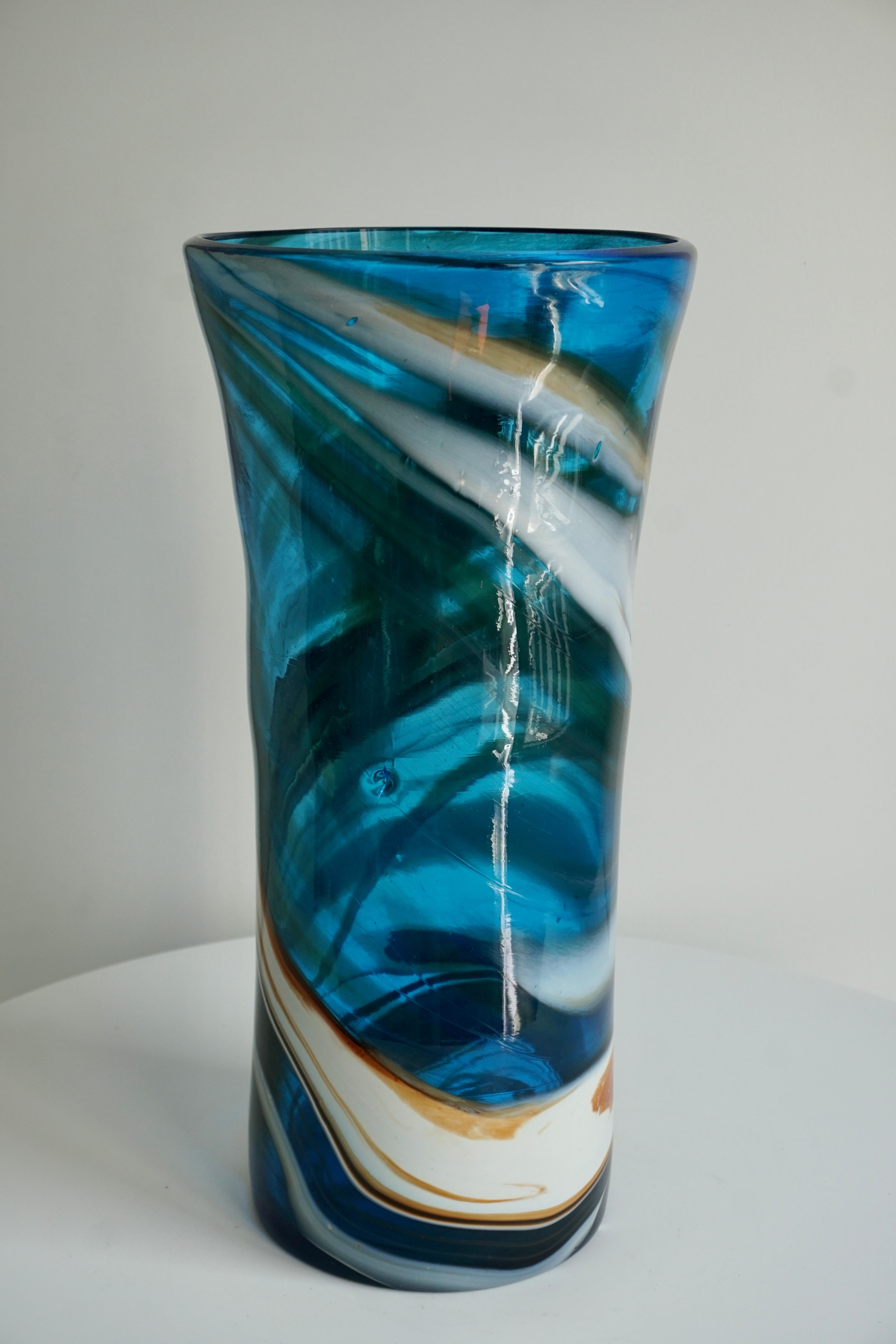 Mid-Century Modern Italian Midcentury Murano Vase, 1970s For Sale