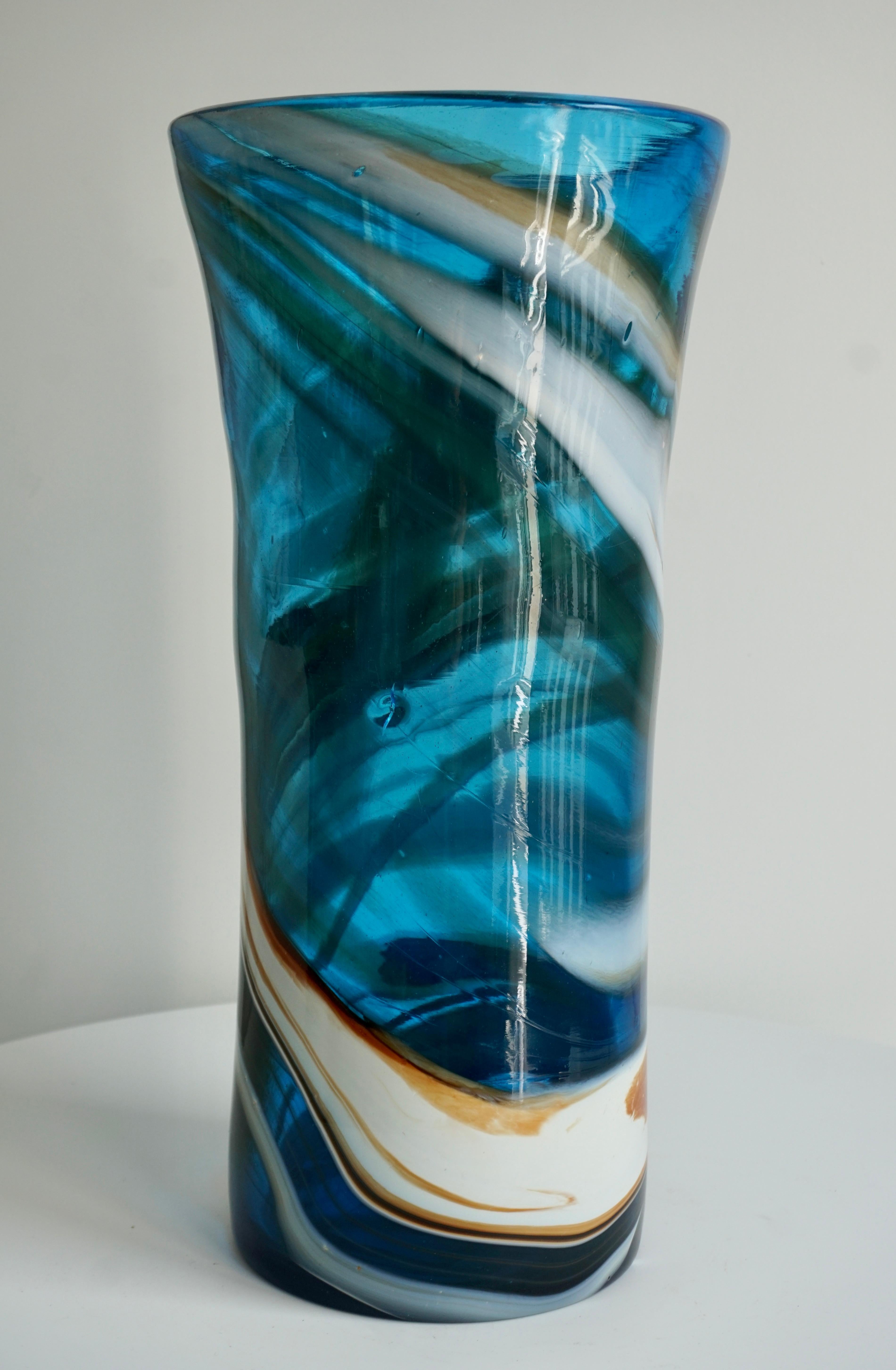 Italian Midcentury Murano Vase, 1970s In Good Condition For Sale In Antwerp, BE