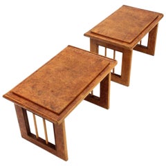 Italian Midcentury Nightstand, 1940s, Set of 2