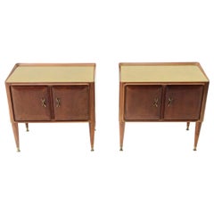 Italian Midcentury Nightstand, 1950s, Set of 2