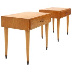 Italian Midcentury Nightstand, 1950s, Set of 2
