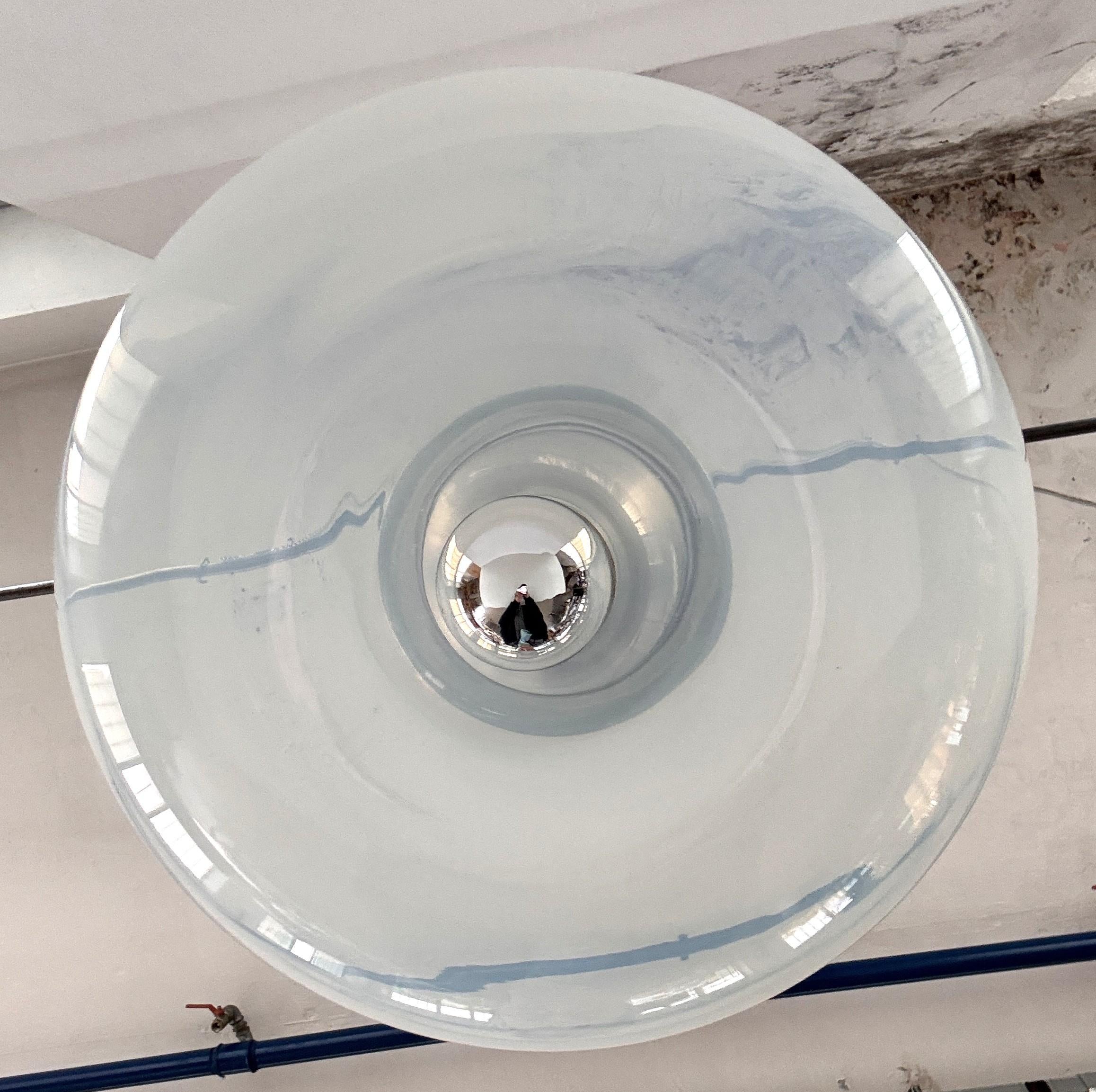 Lampe suspendue en opaline MEDUSA par Carlo Nason pour Leucos, 1970 en vente 5