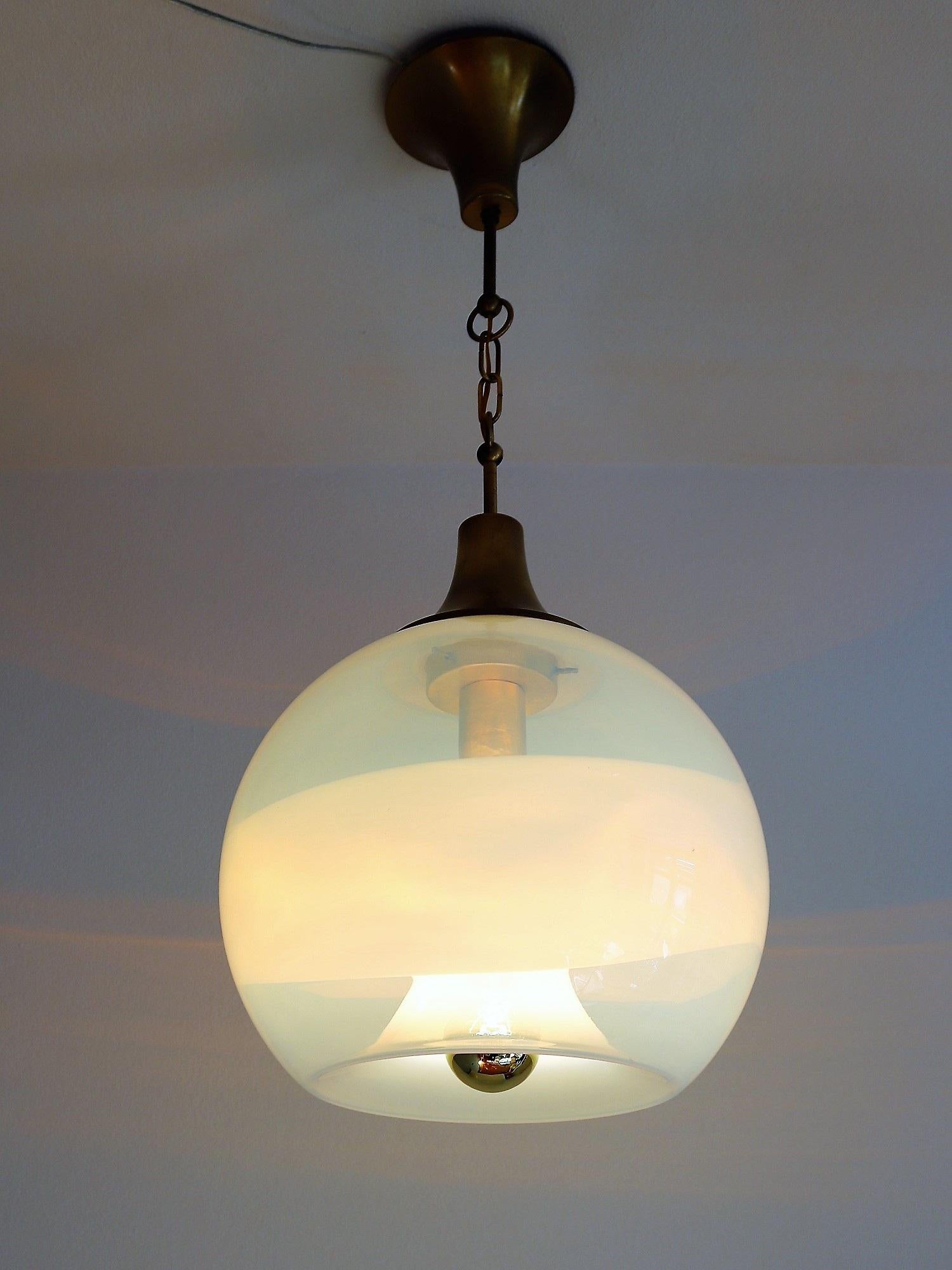 Mid-Century Modern Italian Midcentury Pendant Lamp Designed by Carlo Nason for AV Mazzega, 1960s