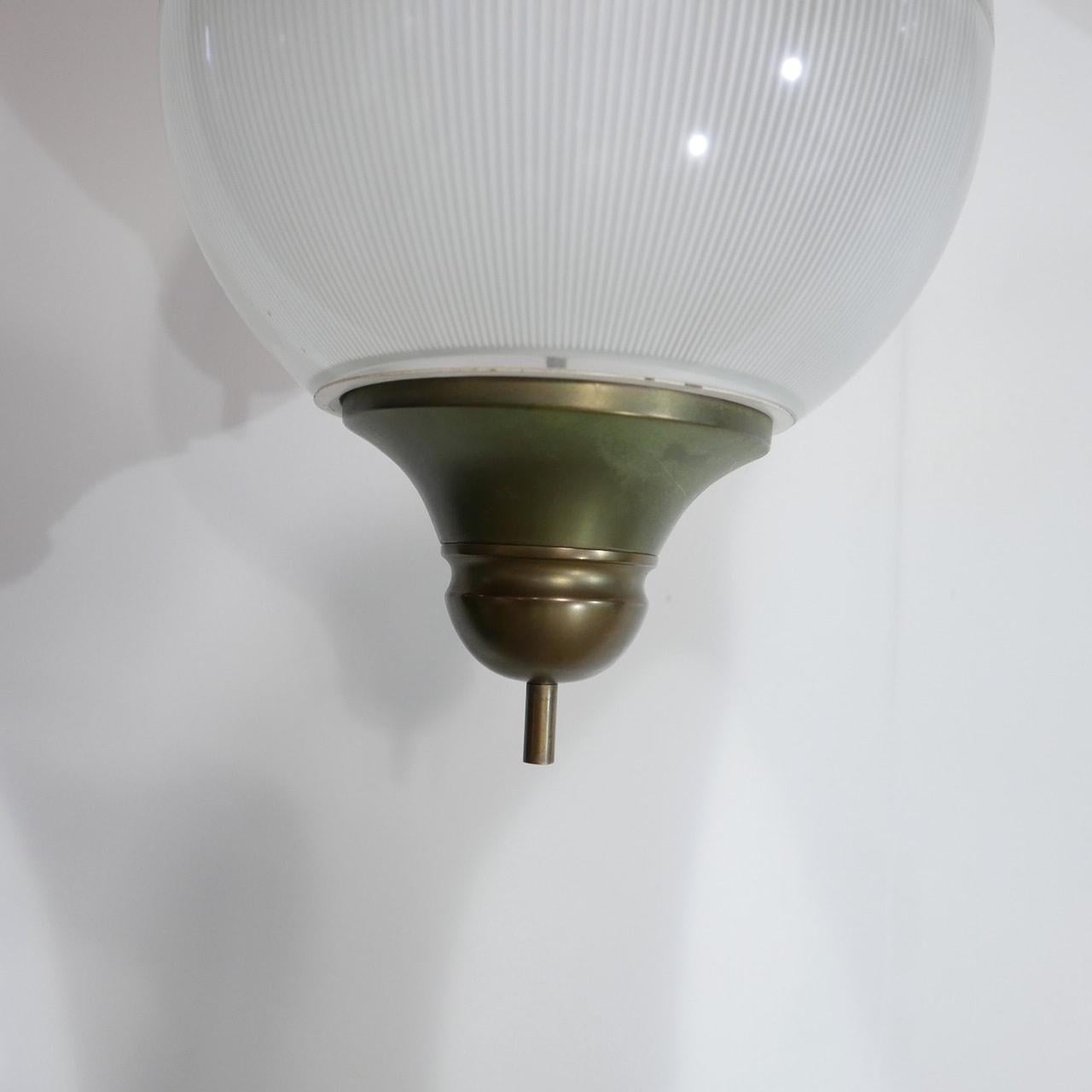 Italian Midcentury Pendant Light 'One available' In Good Condition For Sale In London, GB