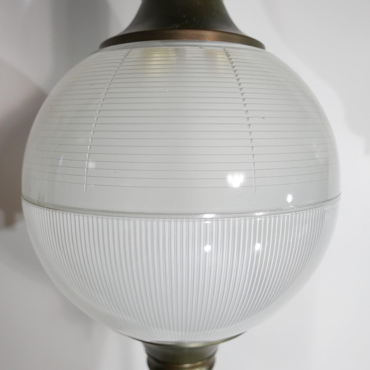 Late 20th Century Italian Midcentury Pendant Light 'One available' For Sale