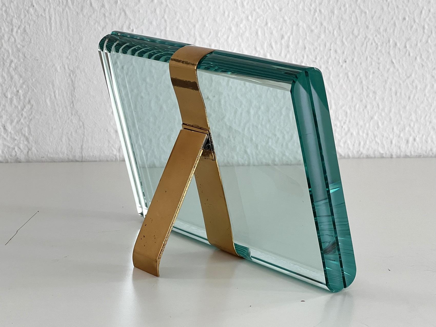 Cadre italien du milieu du siècle dernier par Max Ingrand pour Fontana Arte, années 1960 Bon état - En vente à Morazzone, Varese