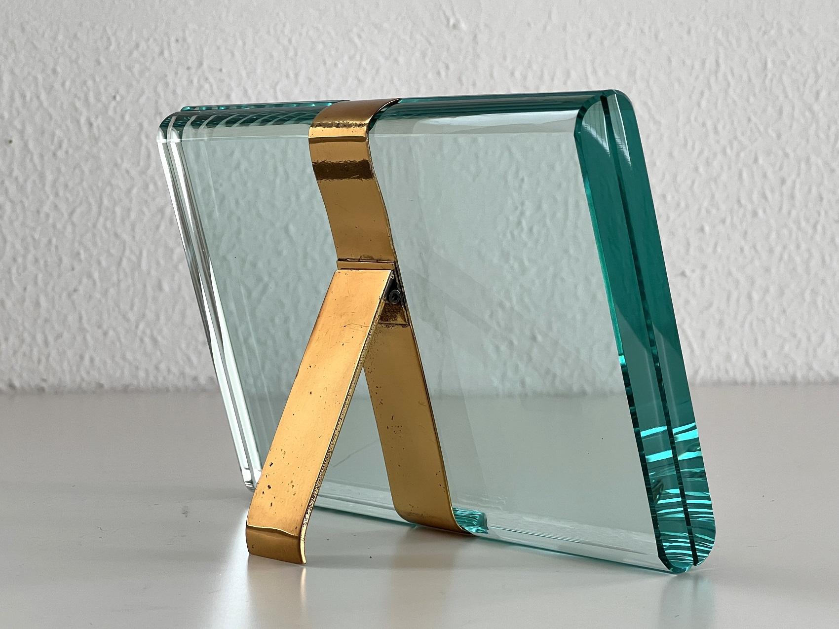 Laiton Cadre italien du milieu du siècle dernier par Max Ingrand pour Fontana Arte, années 1960 en vente