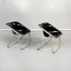 Italian Midcentury Plastic Plona Armchairs by Piretti for Anonima Castelli, 1969