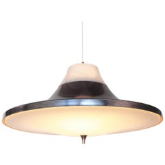 Italian Midcentury Plexiglass Pendant Lamp, 1960s