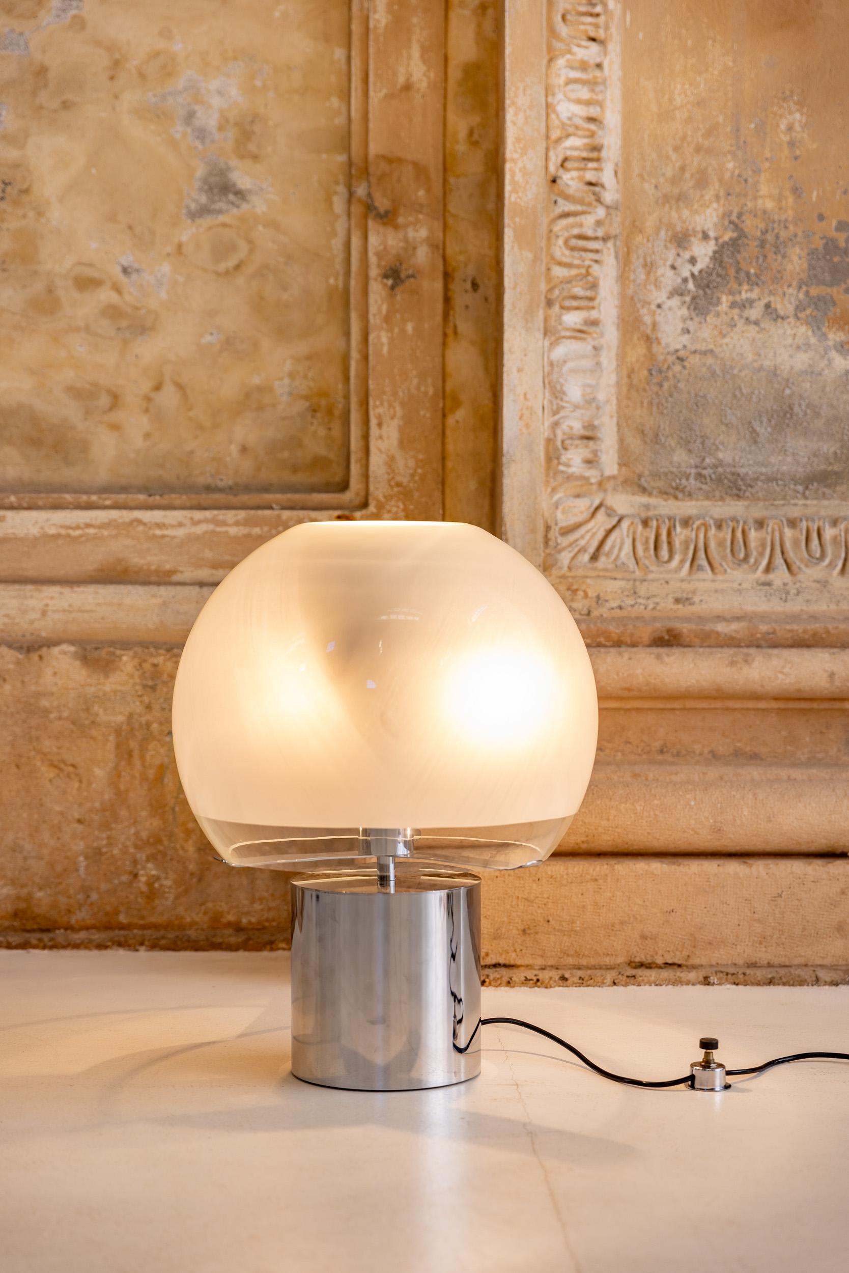 Italian midcentury Porcino table lamp by Luigi Caccia Dominioni 5