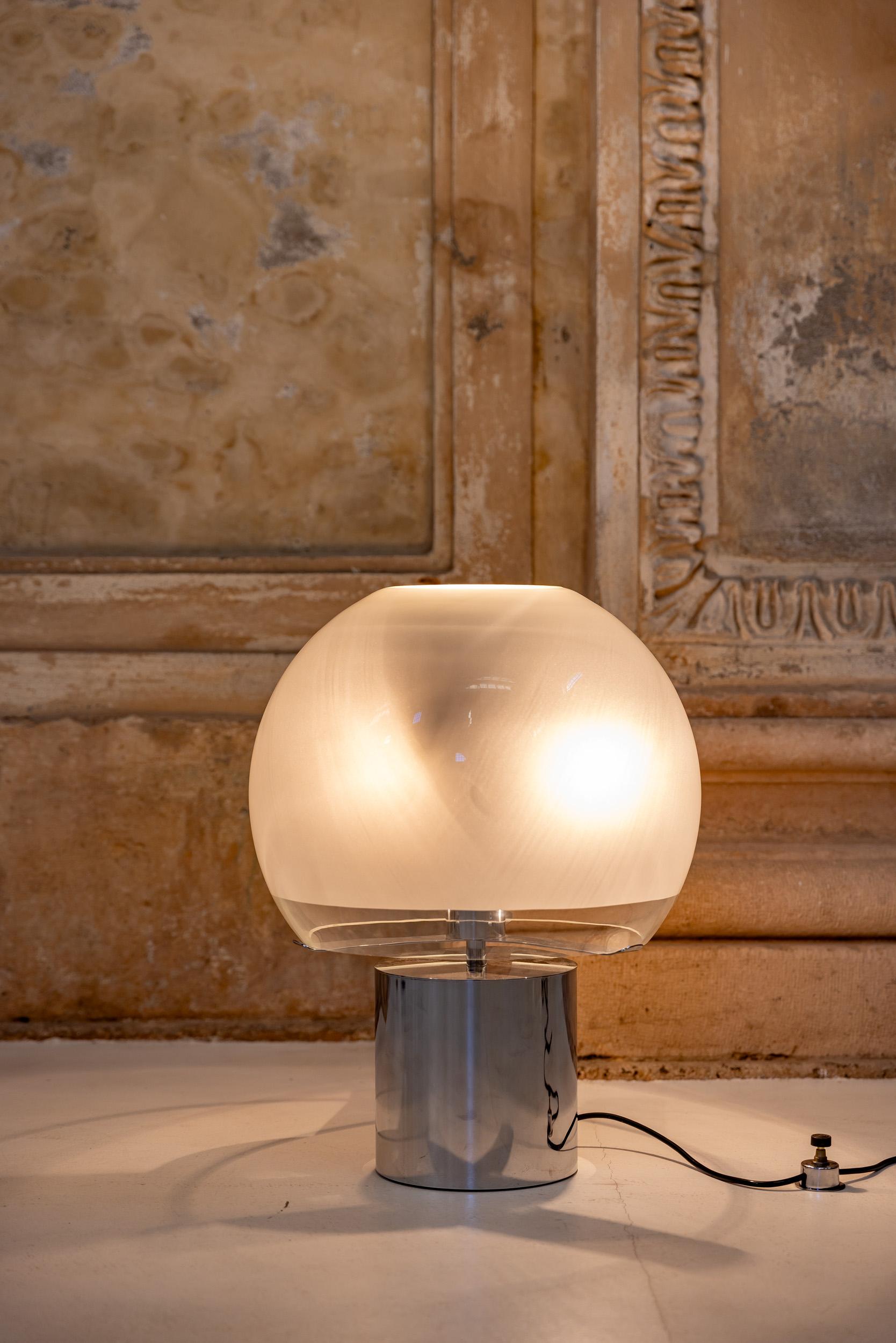 Italian midcentury Porcino table lamp by Luigi Caccia Dominioni 6