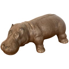 Italian Midcentury Pottery Hippo