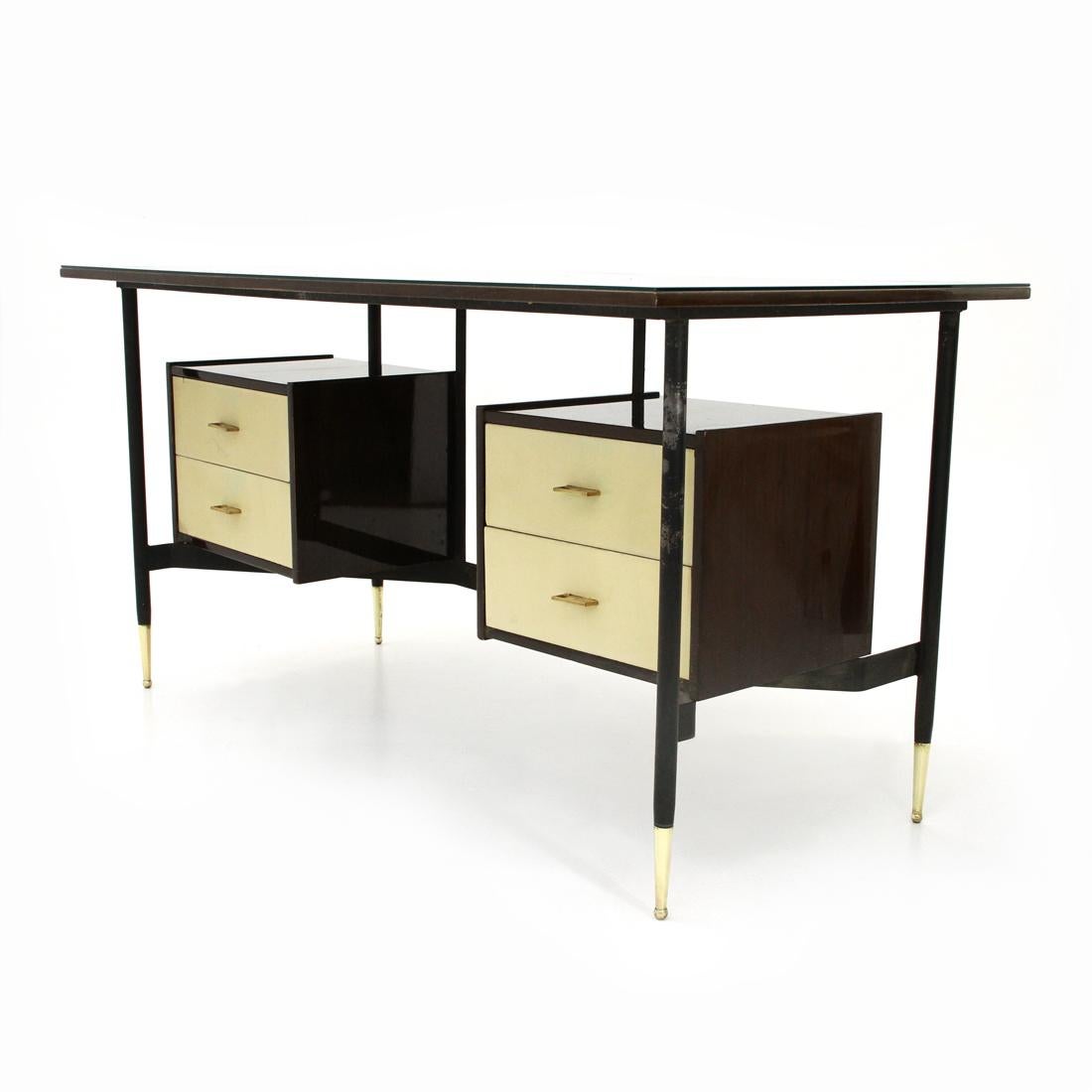 Italian Midcentury RB Rossana Desk, 1950s 1