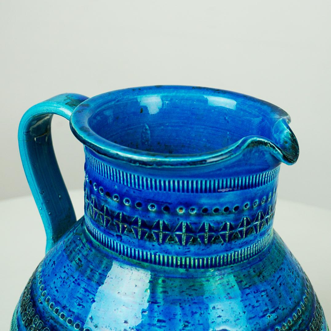 Ceramica Italian Midcentury Rimini Blu Ceramic Jar by Aldo Londi for Bitossi in vendita