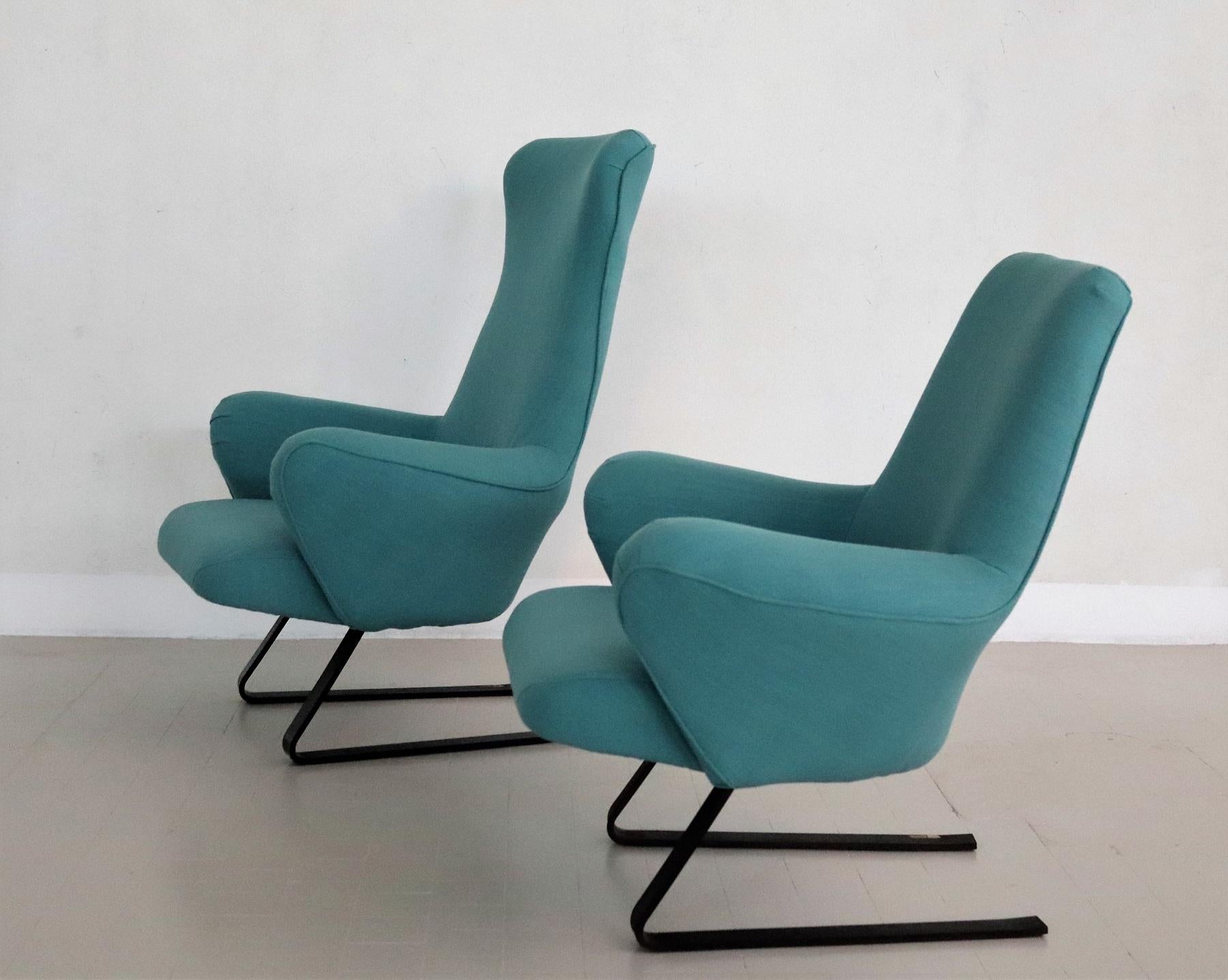 Italian Midcentury Rocking Armchairs by Gianni Moscatelli for Formanova, 1960s 7