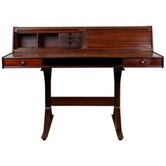 Italian Midcentury Rosewood Desk Mod. 530 by Gianfranco Frattini for Bernini