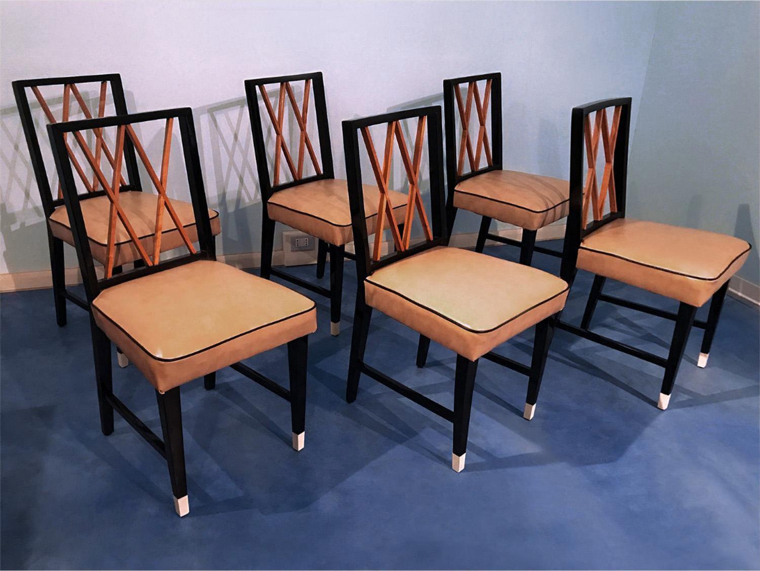 Italian Midcentury Rosewood Dining Room Set Paolo Buffa Style, 1950s 8