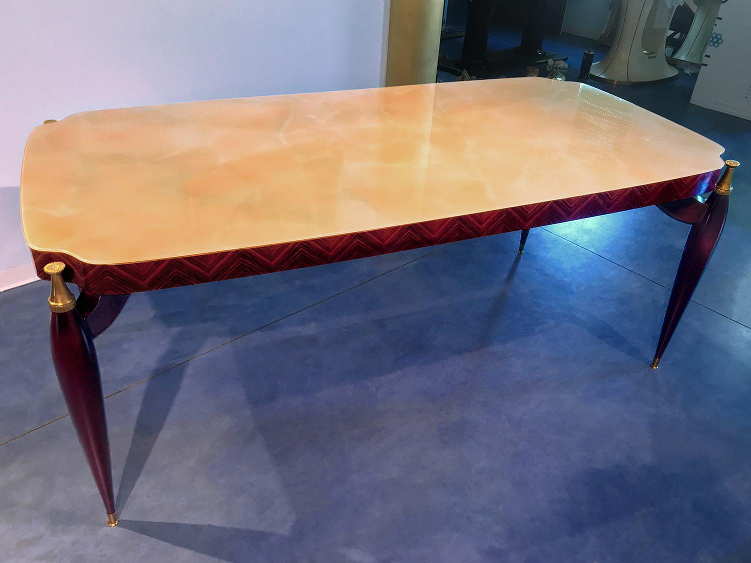 Italian Mid-Century Dining Table Paolo Buffa Style, 1950s 1