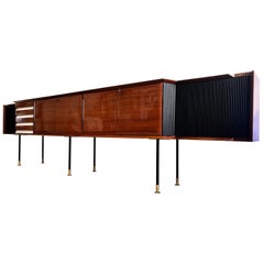 Used Italian Midcentury Rosewood Long Sideboard by Vittorio Dassi, 1950s