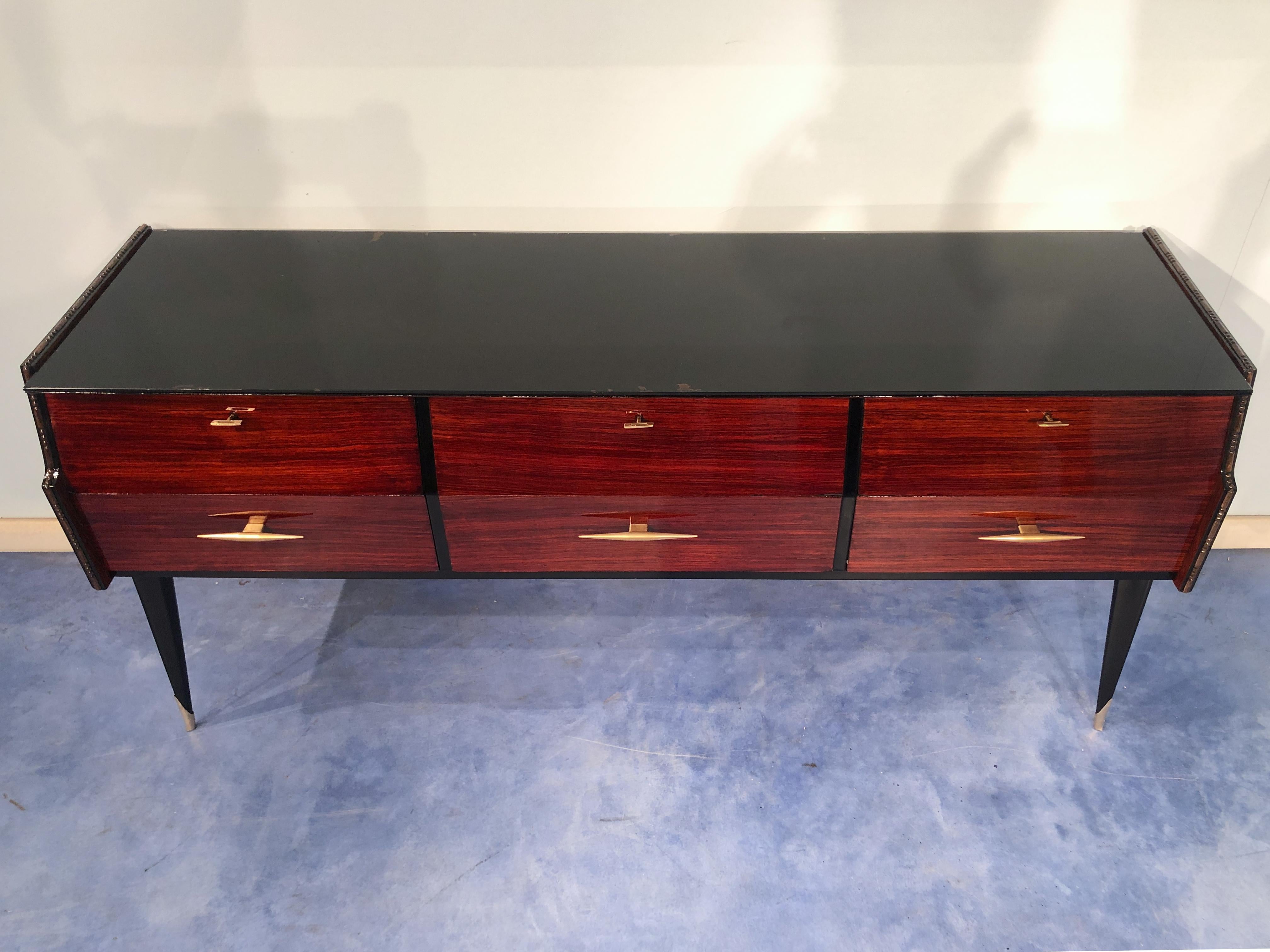 Italian Midcentury Sideboard or Chest of Drawers, 1960s 8