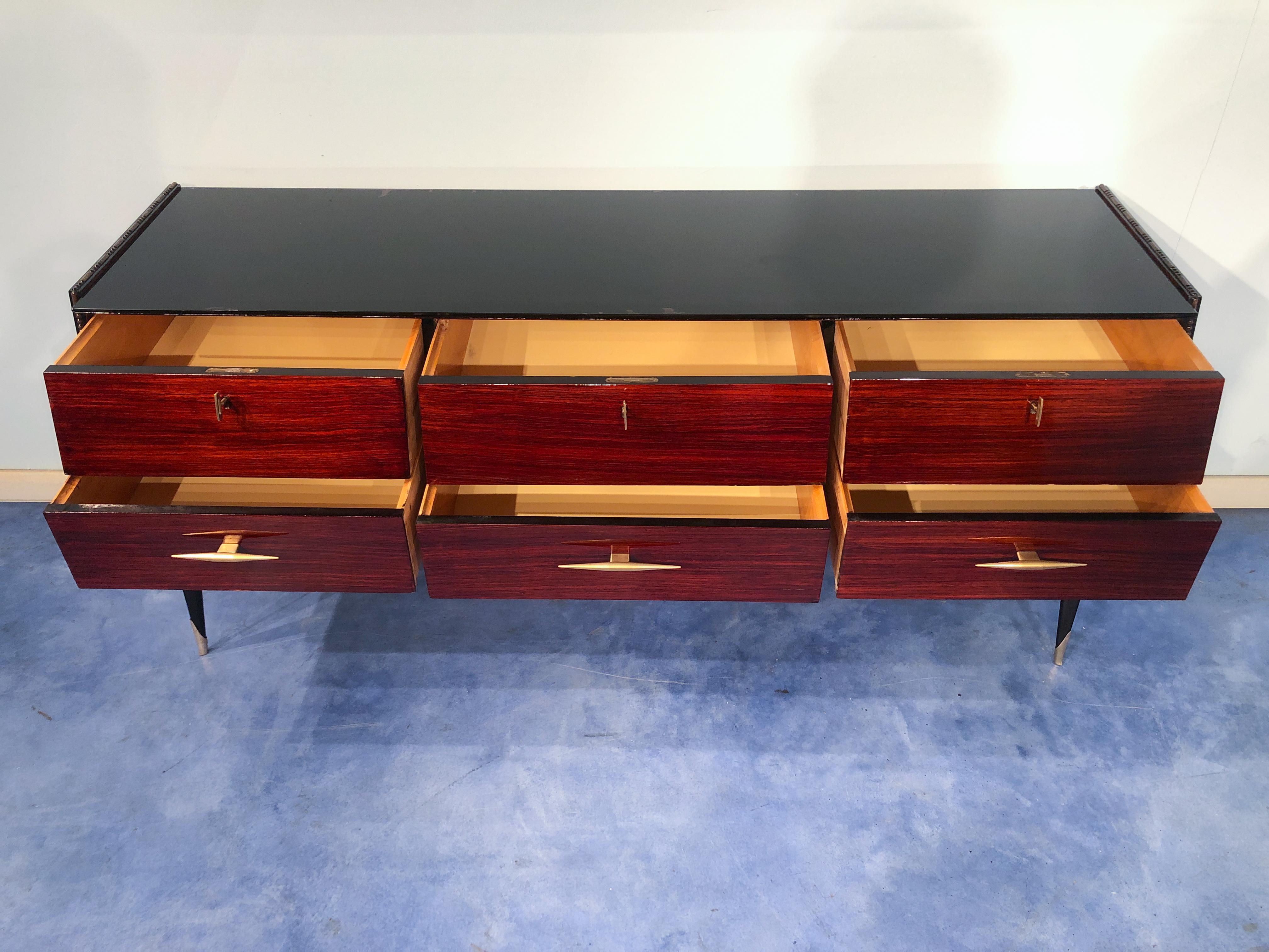 Italian Midcentury Sideboard or Chest of Drawers, 1960s 10