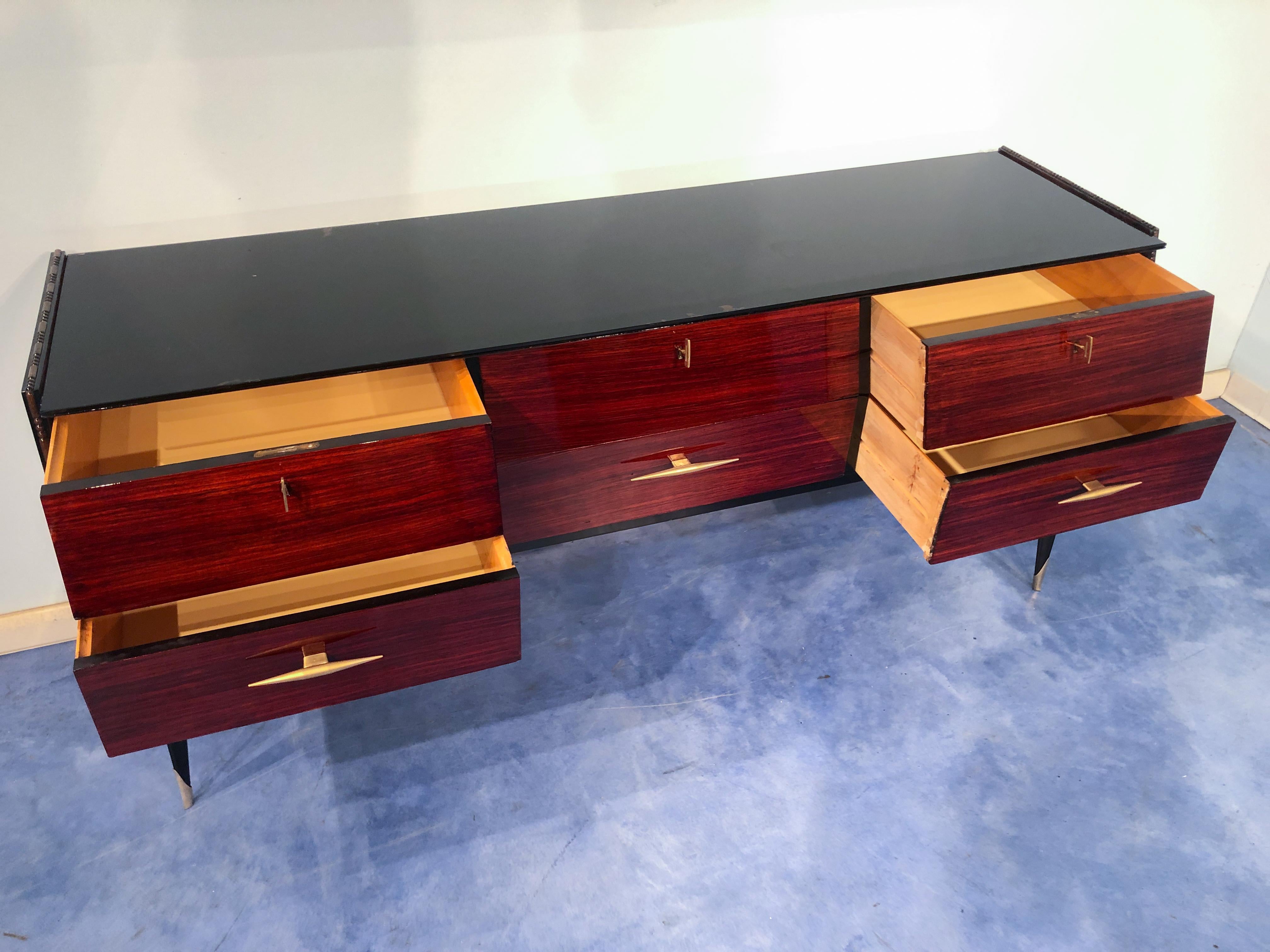 Italian Midcentury Sideboard or Chest of Drawers, 1960s 11