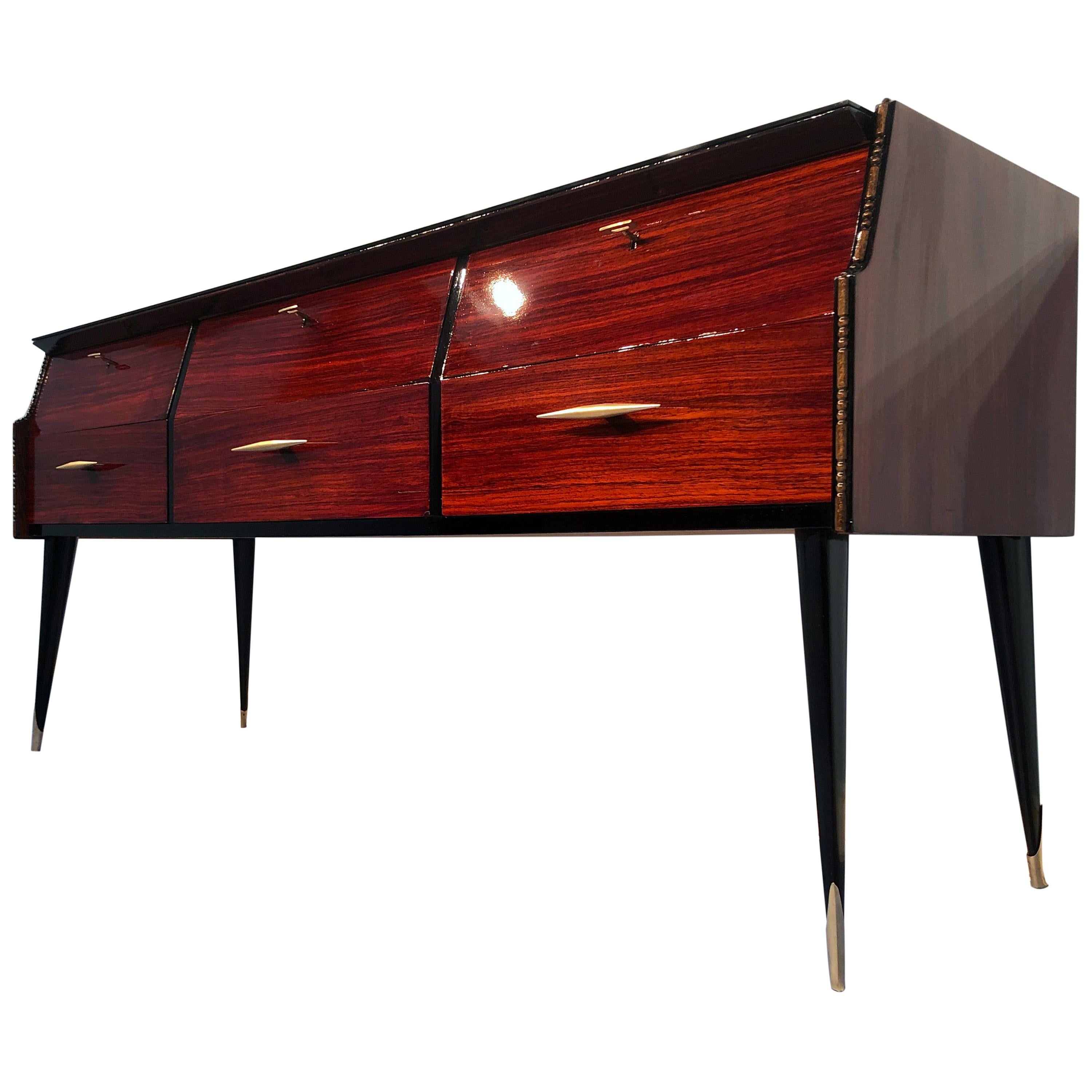 Italian Midcentury Sideboard or Chest of Drawers, 1960s