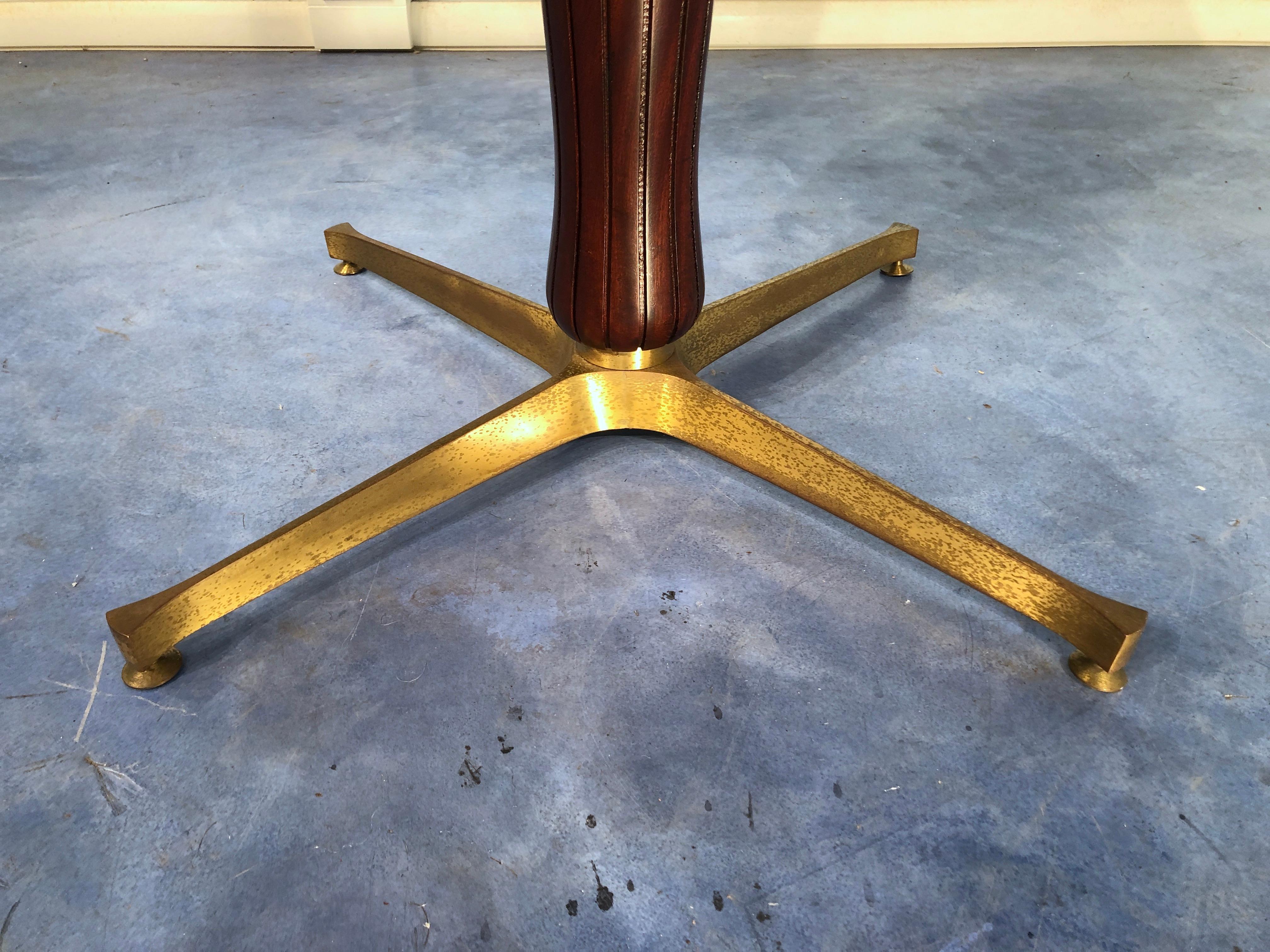 Italian Midcentury Teak Table Attributed to Paolo Buffa, 1950s For Sale 13