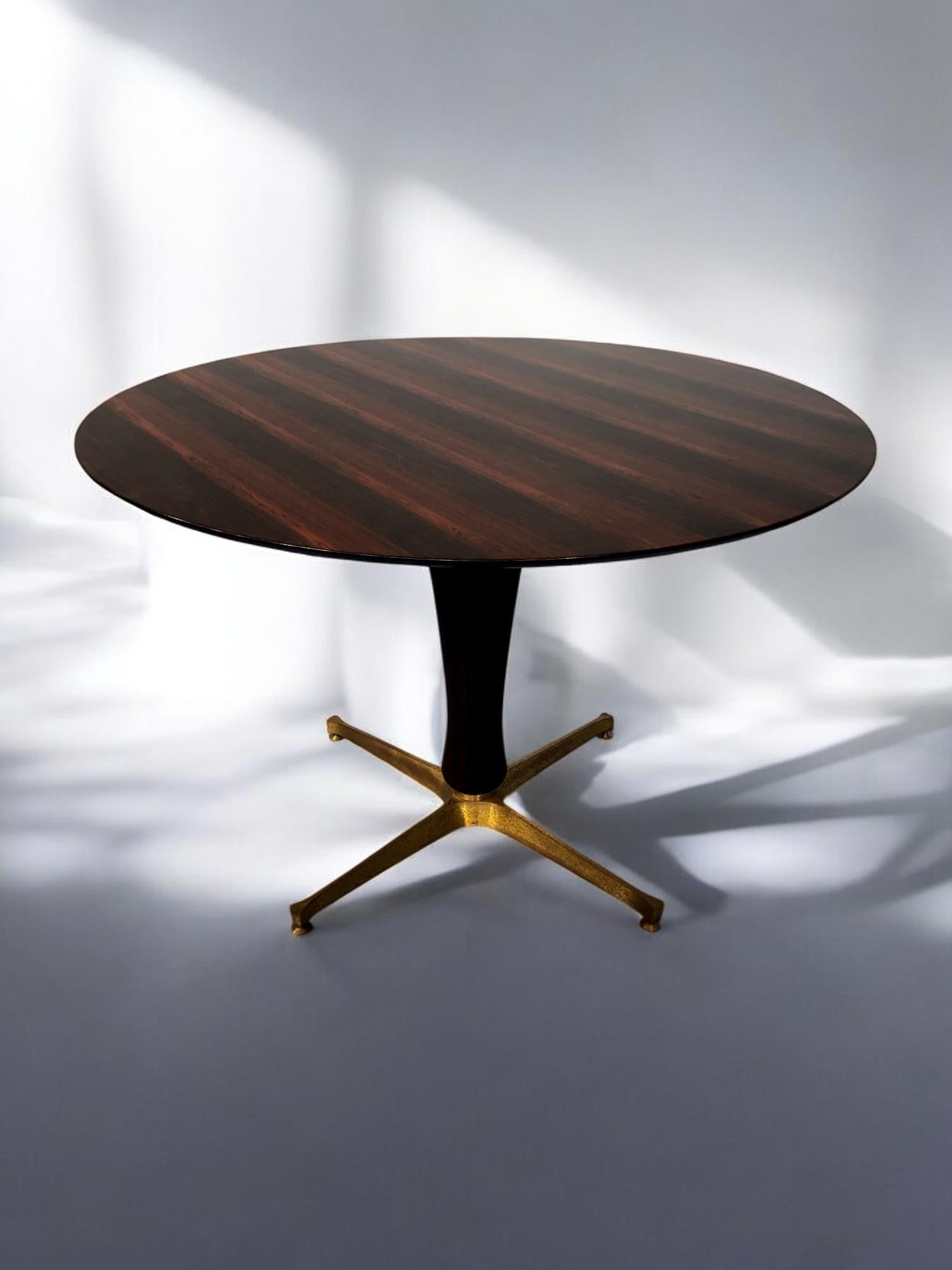 Mid-Century Modern Italian Midcentury Rosewood Table Attributed to Paolo Buffa, 1950s For Sale