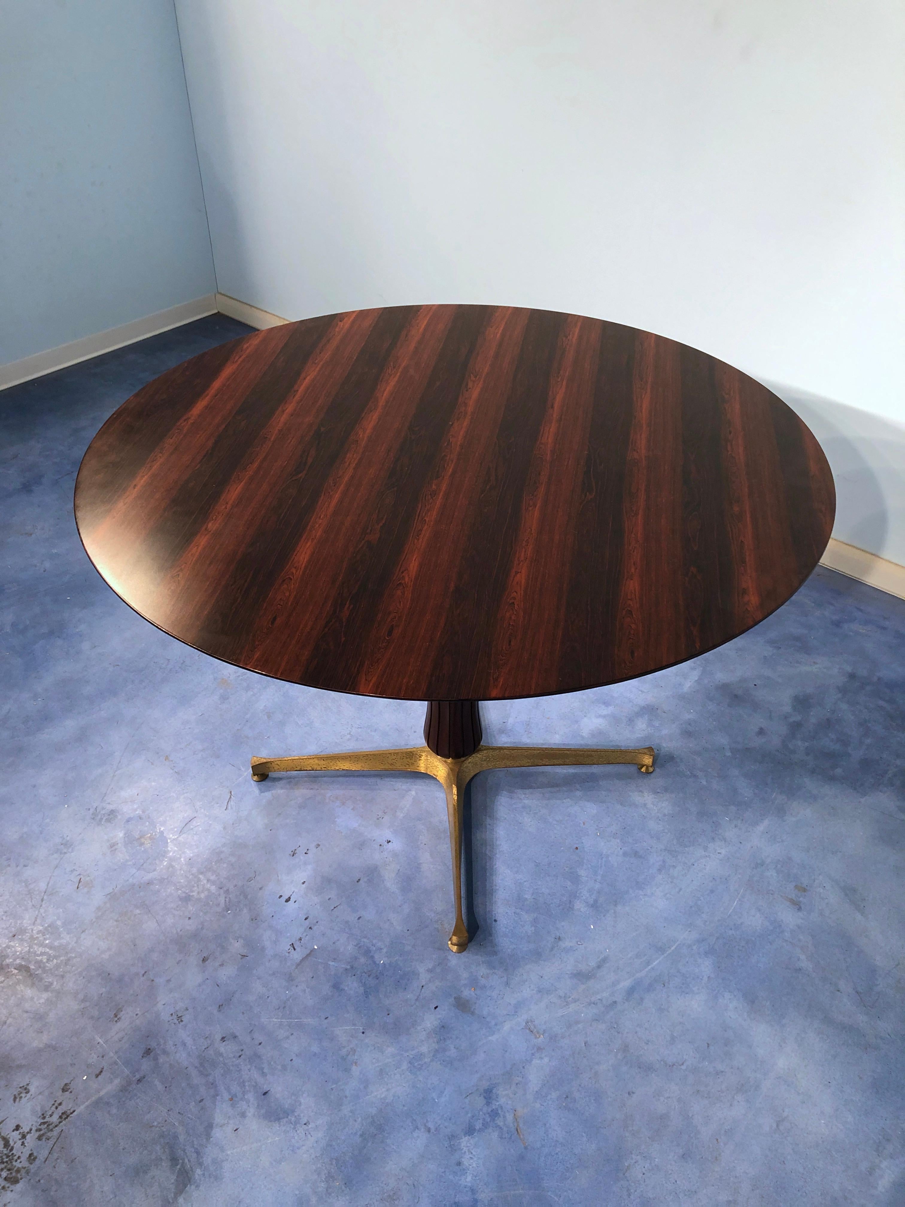 Italian Midcentury Teak Table Attributed to Paolo Buffa, 1950s For Sale 3