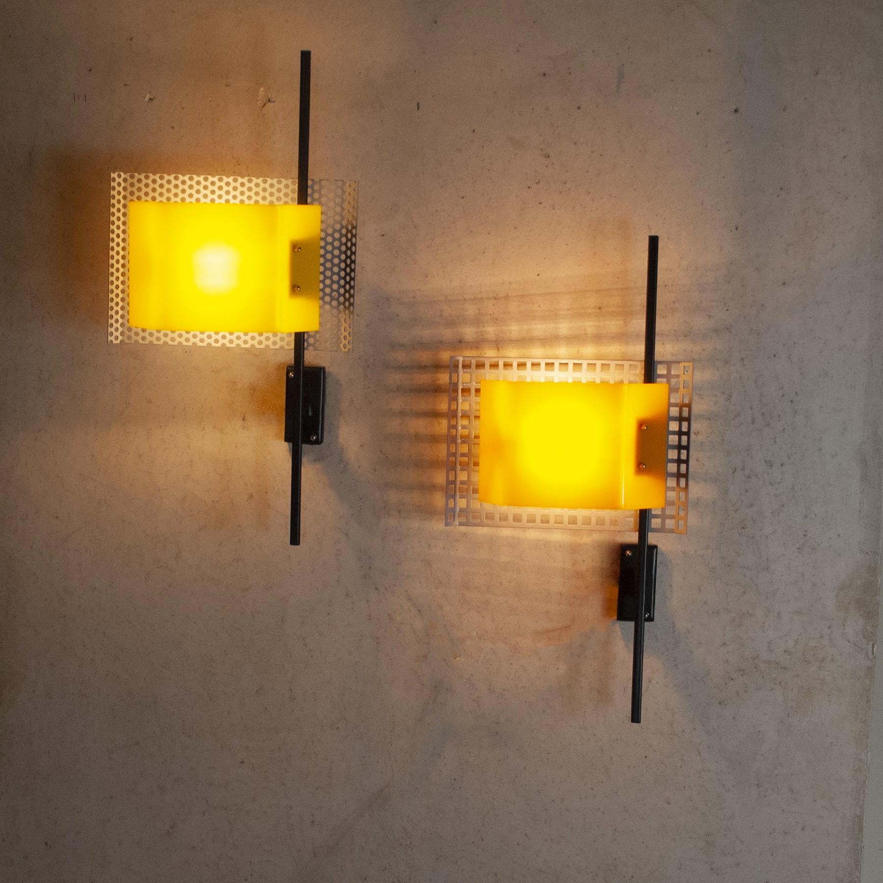 Italian Midcentury Sconces Group of Ten from Early 80's For Sale 9