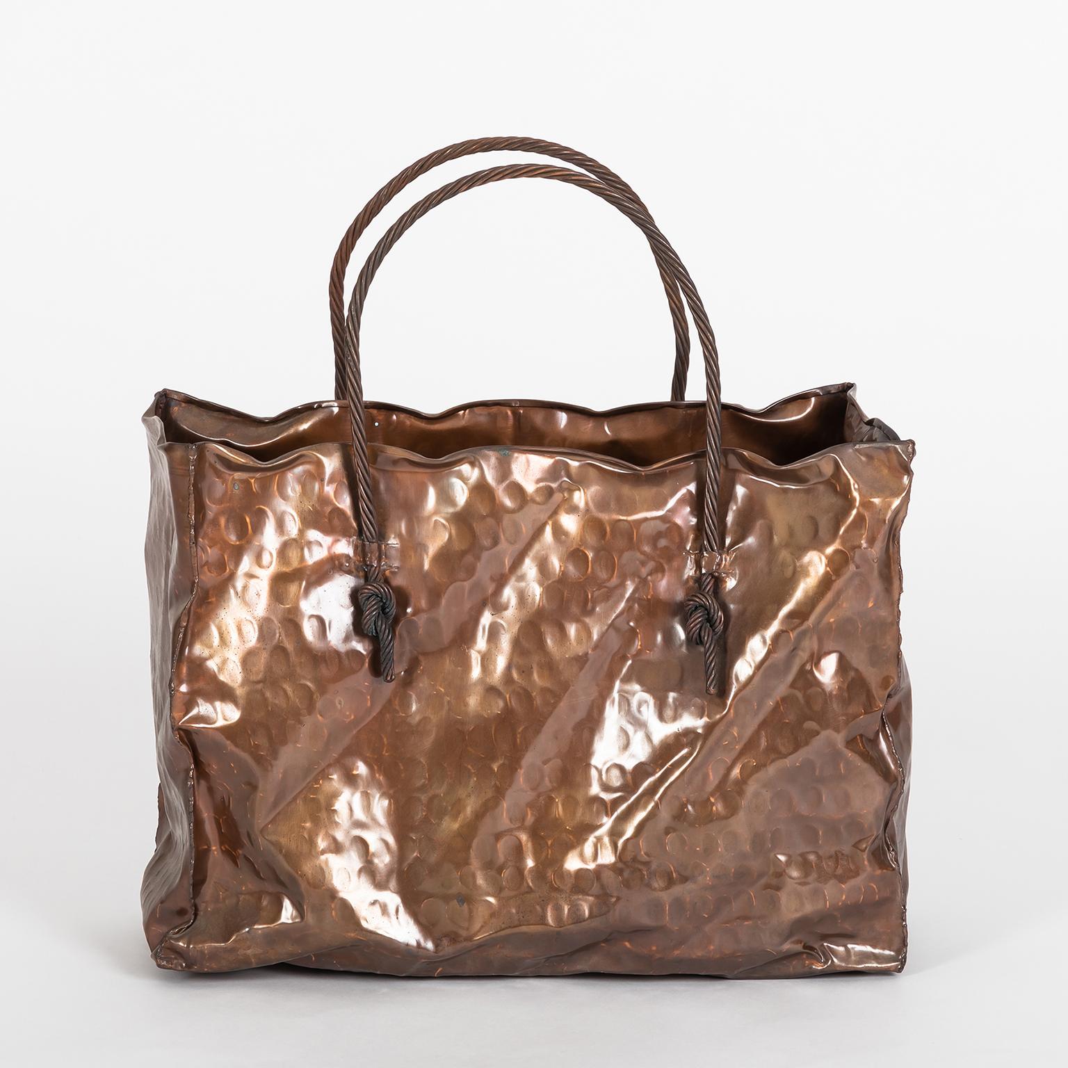 Mid-20th Century Italian Midcentury Sculpture “Shopping Bag”, in the Style of Gio Ponti For Sale