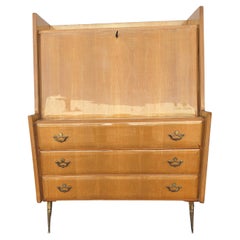 Vintage Italian Midcentury Secretary - Cabinet