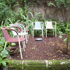 Italian Midcentury Set of Five Bar Bistro Chairs, 1960s